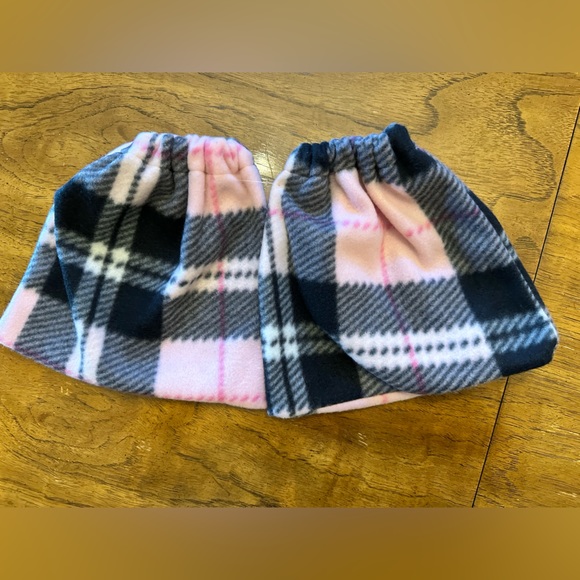 Pink plaid stirrup covers - Picture 5 of 5